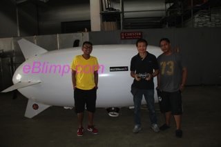 4 meter 13 ft indoor remote control blimp zeppelin in singapore with camera
